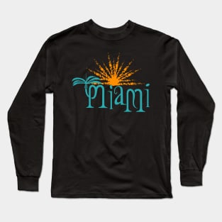 sun in miami Long Sleeve T-Shirt